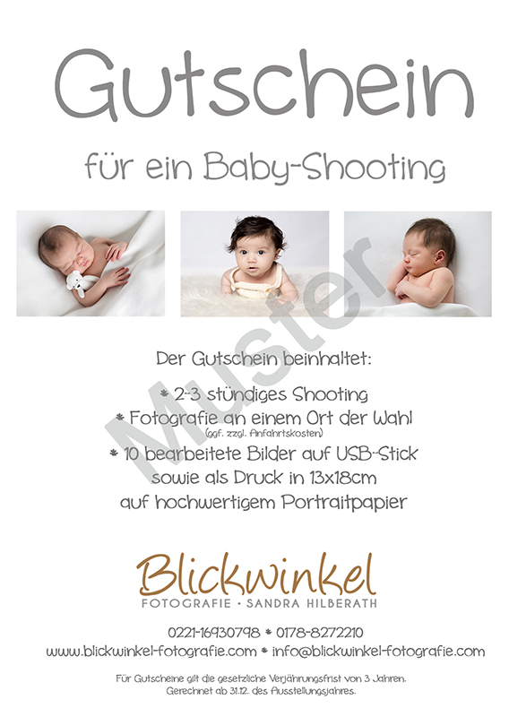 Gutschein_Babyshooting_Babyfotografie Köln_Muster